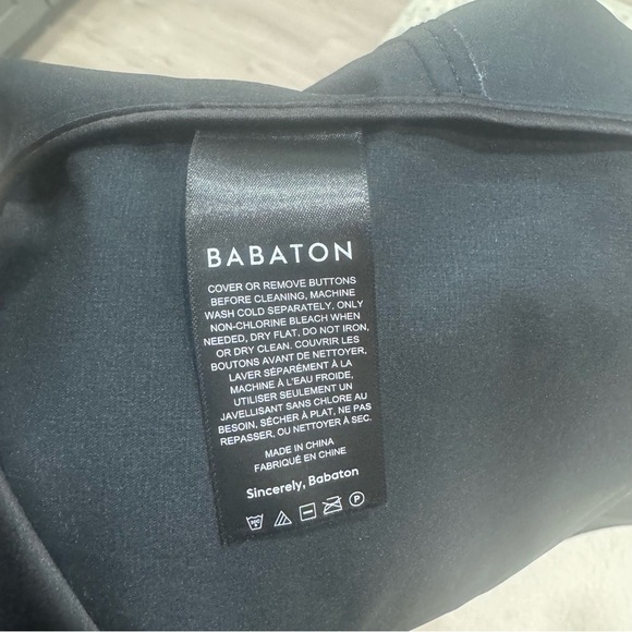 Aritzia Babaton Oversized Pelli Black Faux Shiny Leather Shirt Jacket Size Small - Picture 5 of 9